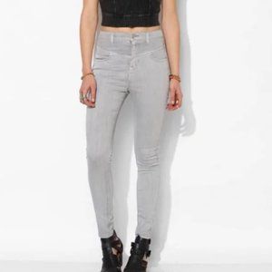 BDG High Rise Seam Jean Ankle Length in Grey
